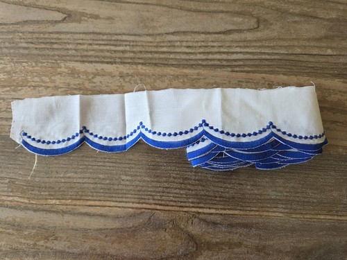 Galon broderie bordure couture