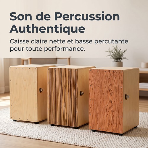 Cajon caisse claire - cajon, en