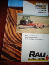 CATALOGUE - AGRICOLE - TRACTEUR - RAU ROULEAUX FONTE ( réf 57