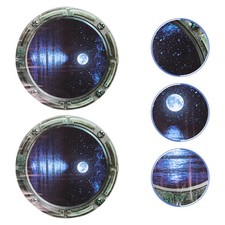  2 Pcs Adhesif Mural Salle De