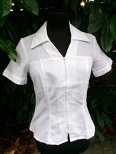 Top chemisier 100% coton Les blancs d'Antonelle Paris t.2 36/38 Made in France