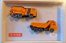 Wiking N 45 2 Baufahrzeuge