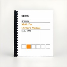 Manual for Hewlett Packard HP