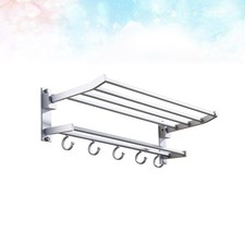  Porte Essuie Salle De Bain Support Rangement Barre Serviette Porte-serviettes