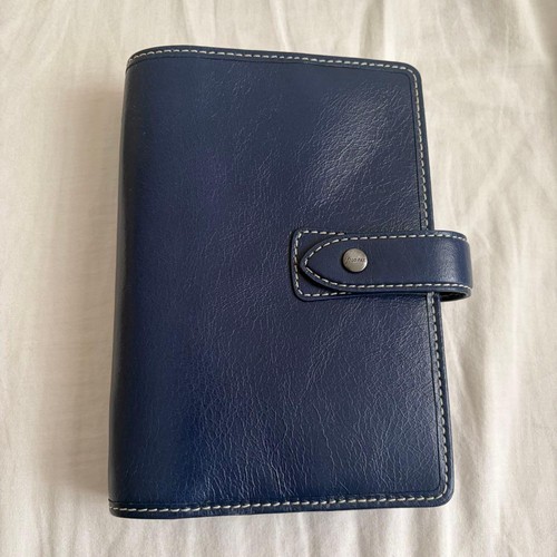Filofax malden navy blue - navy,