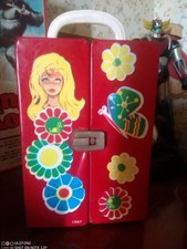Valise Case Penderie Armoire Vintage Pour Barbie/ Tressy Bella Etc