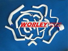 for TOYOTA SUPRA MA70 MK3 7M-GT/7MGTE 3.0L Silicone Radiator Hose WHITE 1986-92