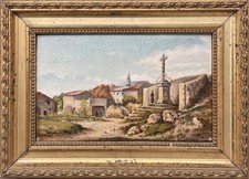 Tableau Peinture Cadre 19è