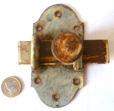 ANCIEN GROS VERROU TARGETTE DE