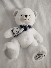 doudou peluche ours blanc