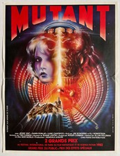 MUTANT affiche originale de 1982 Science fiction Allan Holzman film cinéma 40x60