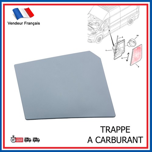 Trappe réservoir carburant - trappe, à