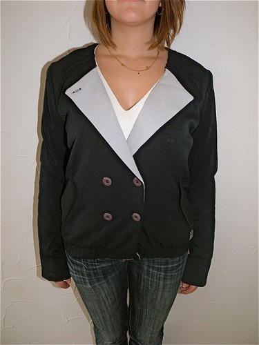 Blouson noir kanabeach dapi - noir,