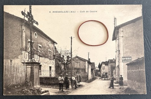 Cpa ain bressolles - cpa, café