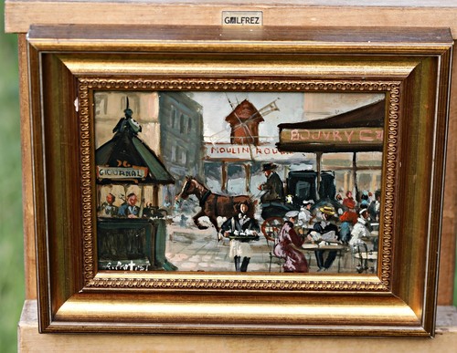 Scène rue paris avec - de,