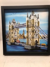 lego tower bridge framed
