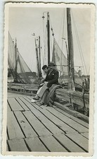 PHOTO ANCIENNE - BATEAU PÊCHE