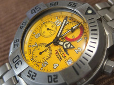 Sector Diving Équipe 1000M Titane Chronographe Cadran Orange Automatique 42mm