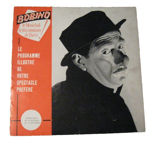 Programme bobino 1961 - programme,