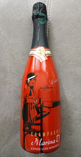 Bouteille de champagne vide