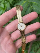 Montre mécanique vintage OMEGA femme en or 18k 750