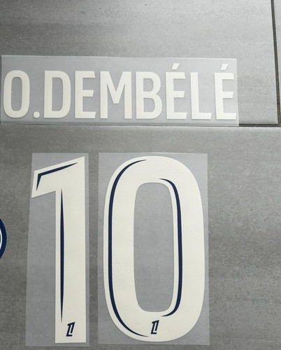 Flocage dembele 10 psg - flocage, #10