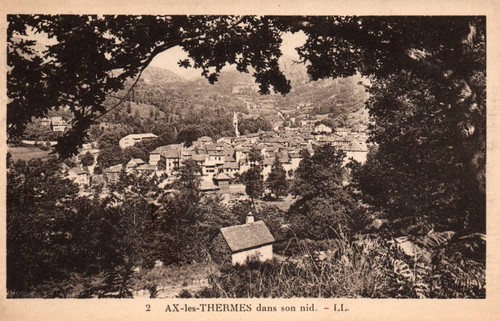 Cpa ax les thermes - cpa, 09