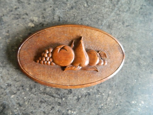 Petit panneau bois sculpté - bois,