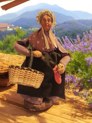 Santon femme provence argile - provence,