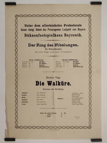 Bayreuth festival 1899 - festival,