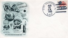 GEMINI 5 launch day Aug 21, 1965 Cooper Conrad CapeCanaveral Space cover