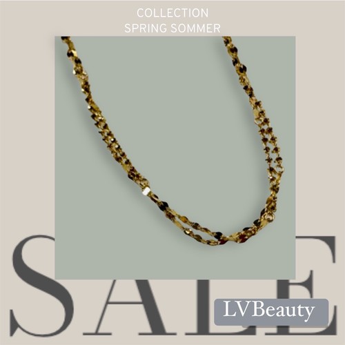 18k gold double - gold, 18cm