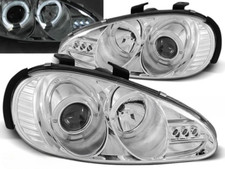 Paire de feux phares Mazda MX3 91-98 angel eyes chrome