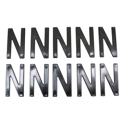 Lettre plaque tiflex alu - plaque,