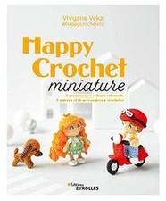 Happy crochet miniature : 2 personnages et leurs vête... | Livre | état très bon