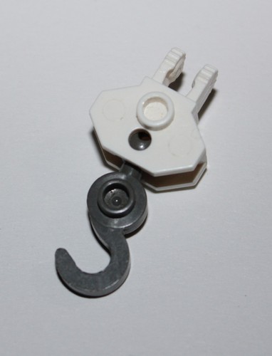 Lego white hinge locking - white,