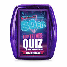Winning Moves Top Trumps Quiz 80er Quiz jeu de société jeu de connaissance