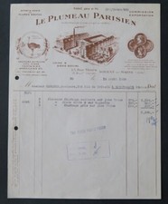 Facture LE PLUMEAU PARISIEN