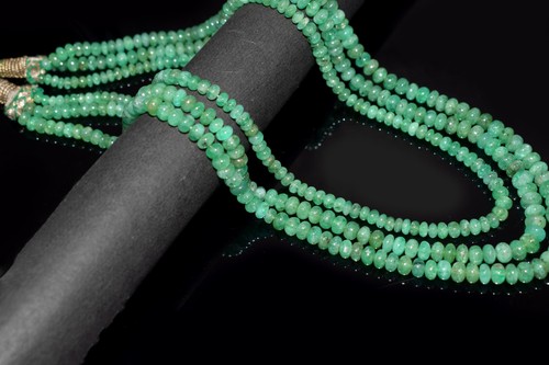 Collier femme perles rondelle