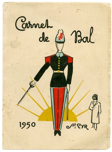 Carnet bal saint cyr - saint‑cyr, 1950