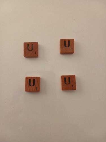 Lettres scrabble bois - scrabble, en