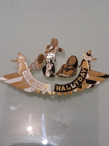 Vintage pin johnny hallyday - vintage,