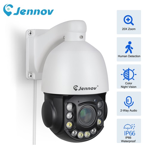 Jennov 6mp poe ptz - 6mp,