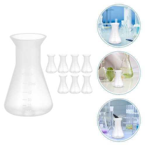 Pcs fiole conique plastique - 8,