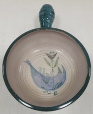 caquelon vide poche faience céramique yvon roy durtal vintage annee 50