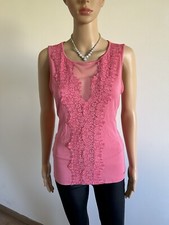 Débardeur rose avec dentelle Morgan taille M jamais porté 