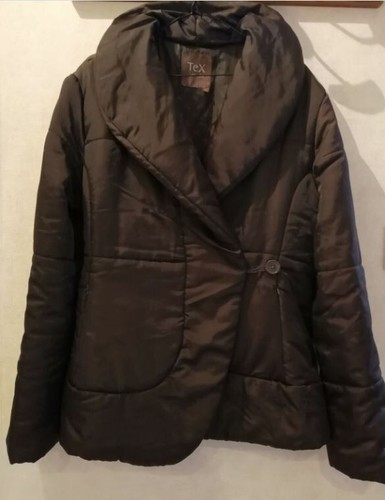 Blouson doudoune marron - , à