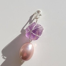 pendentif argent perle de