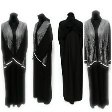 Femme Fermé Avant Abayas.dress.saudi Abaya Japonais Neda / Chiffon.new