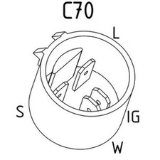 Alternateur cevam 70a - cevam,